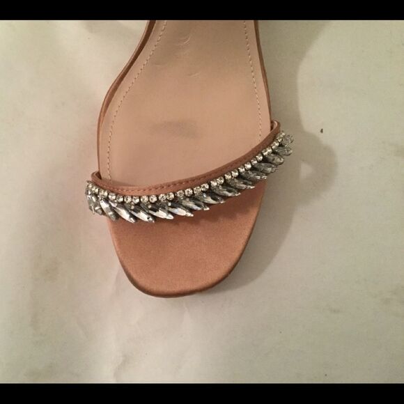 New H&M Satin Strappy Sandals Stiletto Heels - Picture 6 of 12